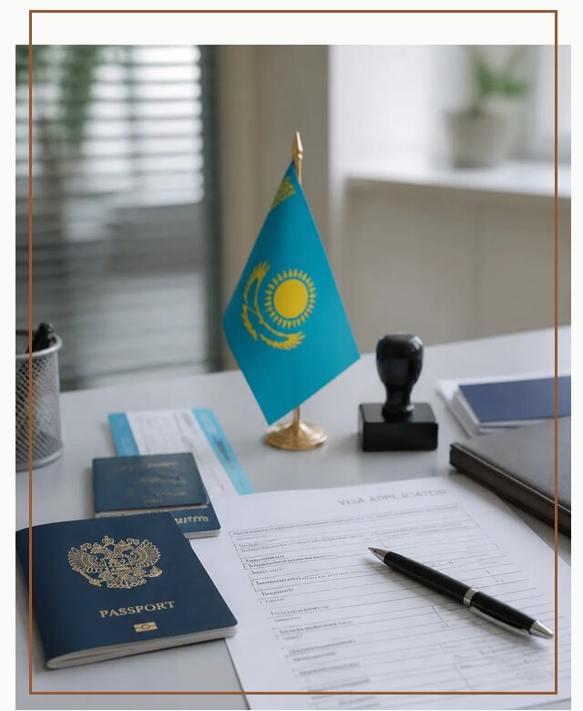 Оформление визы в Казахстан для поездки и работы в Ейске